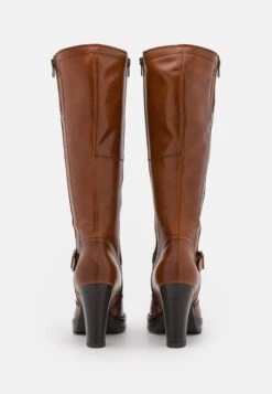 Pier One Leather - Bottes À Talons Hauts - Cognac -Pier One 15cd9aca37c24520887417c629b27eb2