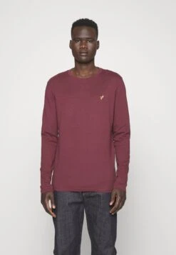 Pier One 3 Pack Unisex - T-Shirt À Manches Longues - White/Dark Blue/Bordeaux -Pier One 2e09c35b3b404241961cbfc4023bab59