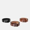 Pier One 3 Pack - Ceinture - Black - 802_Brown - 702_Cognac - 708 1 Pier One 3 Pack - Ceinture - Black - 802_Brown - 702_Cognac - 708 -Pier One 3b19fa6682804d08a950889ace4cac7c
