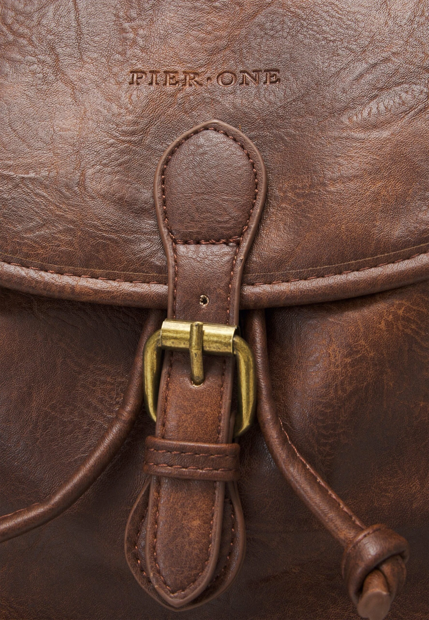 Pier One Unisex - Sac À Dos - Dark Brown 7 Pier One Unisex - Sac À Dos - Dark Brown – Image 5