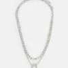 Pier One Unisex 2 Pack - Collier - Silver-Coloured 2 Pier One Unisex 2 Pack - Collier - Silver-Coloured -Pier One 5131f0ca694f4a989c283321bc218b8d