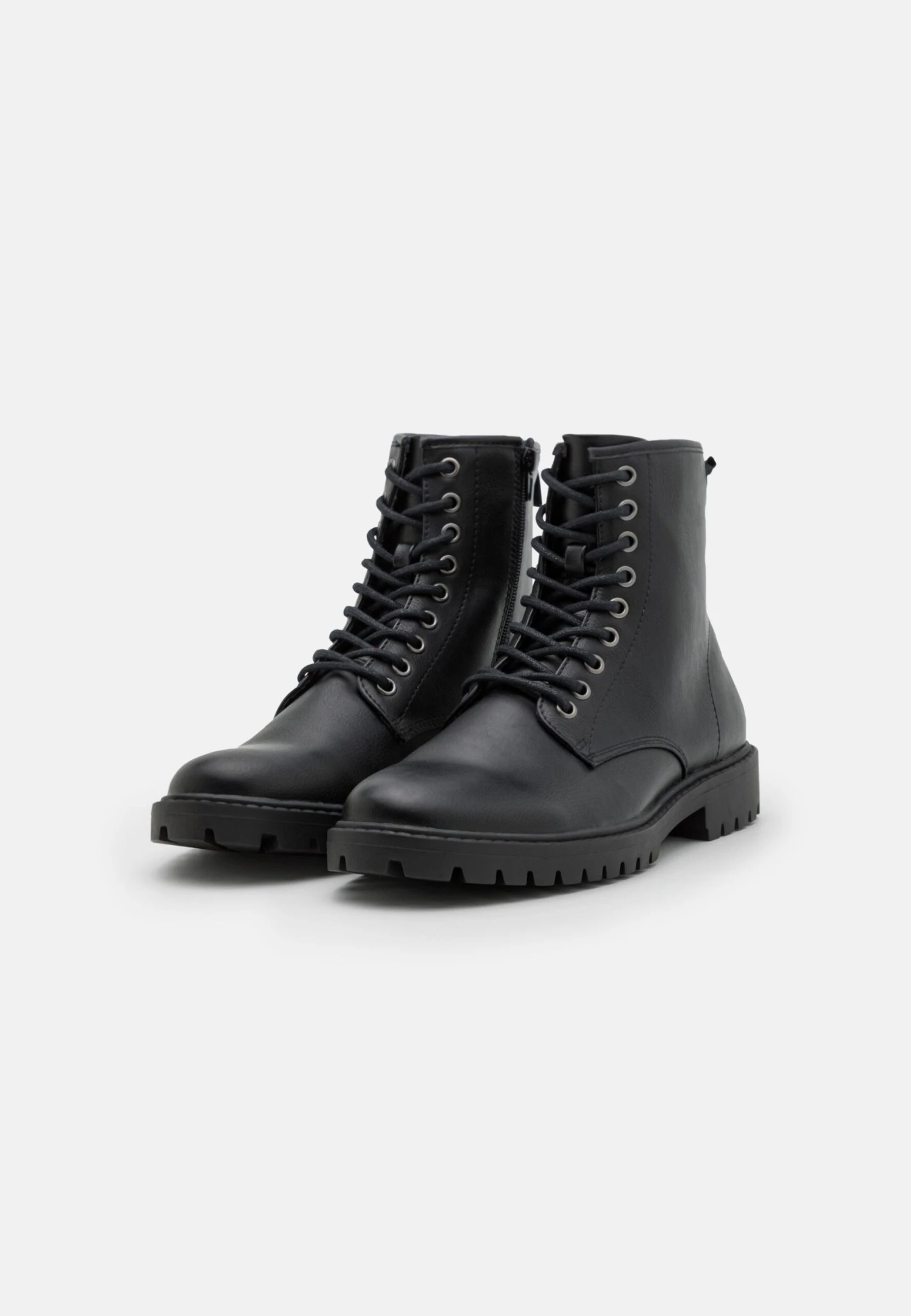 Pier One Unisex - Bottines À Lacets - Black 4 Pier One Unisex - Bottines À Lacets - Black – Image 2