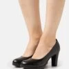 Pier One Leather - Escarpins À Plateforme - Black -Pier One af858f64820d4a4083125dbe2870a8e5