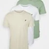 Pier One Birdie - T-Shirt Basique - White/Off-White/Green -Pier One b78bb0b58e21470789900174cb766326