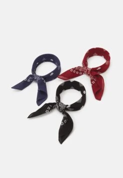 Pier One Unisex - Foulard - Black/Blue/Red