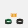 Pier One 3 Pack - Bague - Black/Green/Orange -Pier One e0e17c68eb394d738bc8f7b1176a270e
