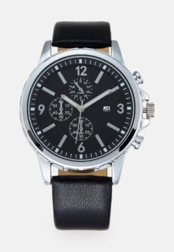 Pier One Montre - Black/Silver-Coloured