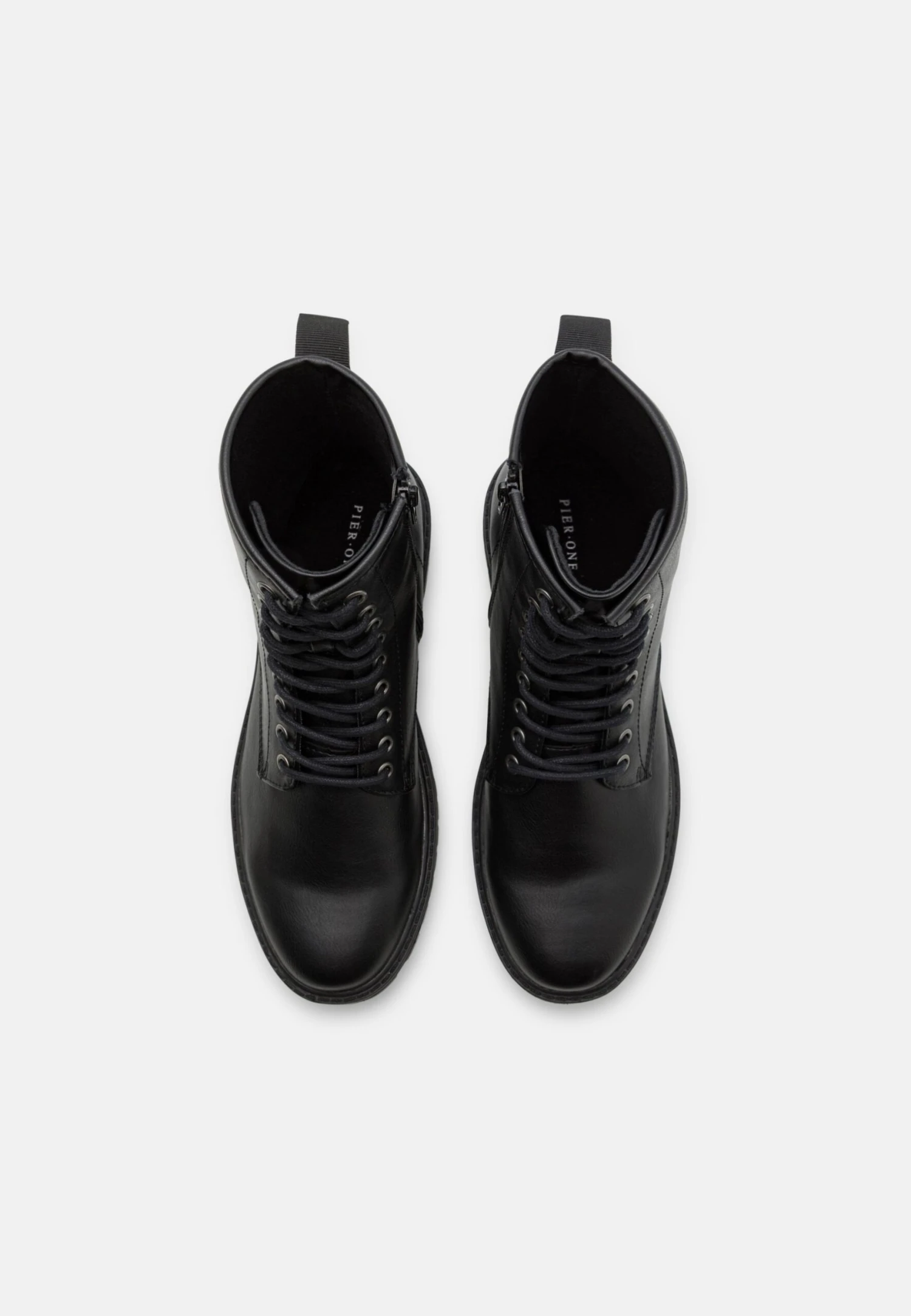 Pier One Unisex - Bottines À Lacets - Black 6 Pier One Unisex - Bottines À Lacets - Black – Image 4