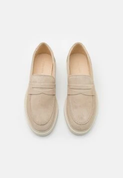 Pier One Leather - Mocassins - Beige -Pier One ecd4c7f6b0414c85b1eebf8ff7f0dc90