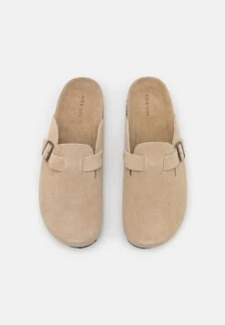 Pier One Leather Unisex - Chaussons - Beige -Pier One fb9c0aed91d14aa2a90f9e1af6a1df5d